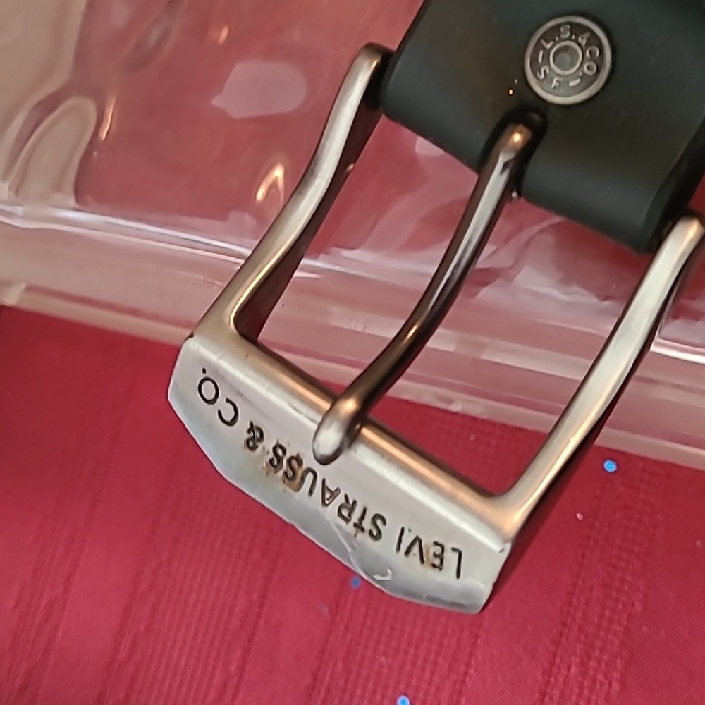 Genuine leather belt levis strauss